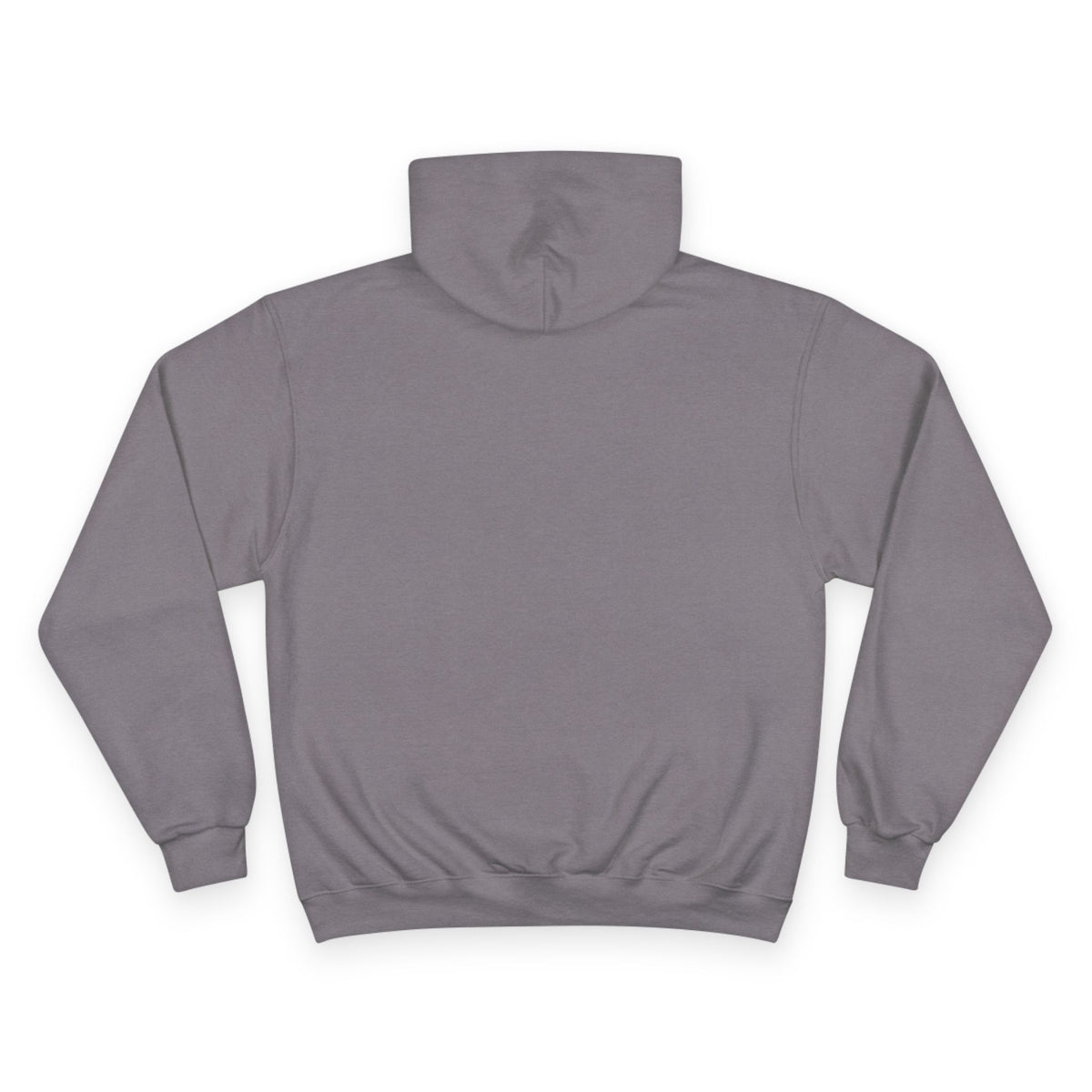 Stone gray unisex hoodie with hood and long sleeves, front kangaroo pocket