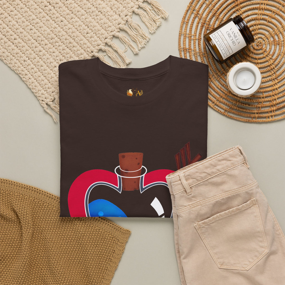 Heart Bottle - Unisex Heavy Cotton Tee