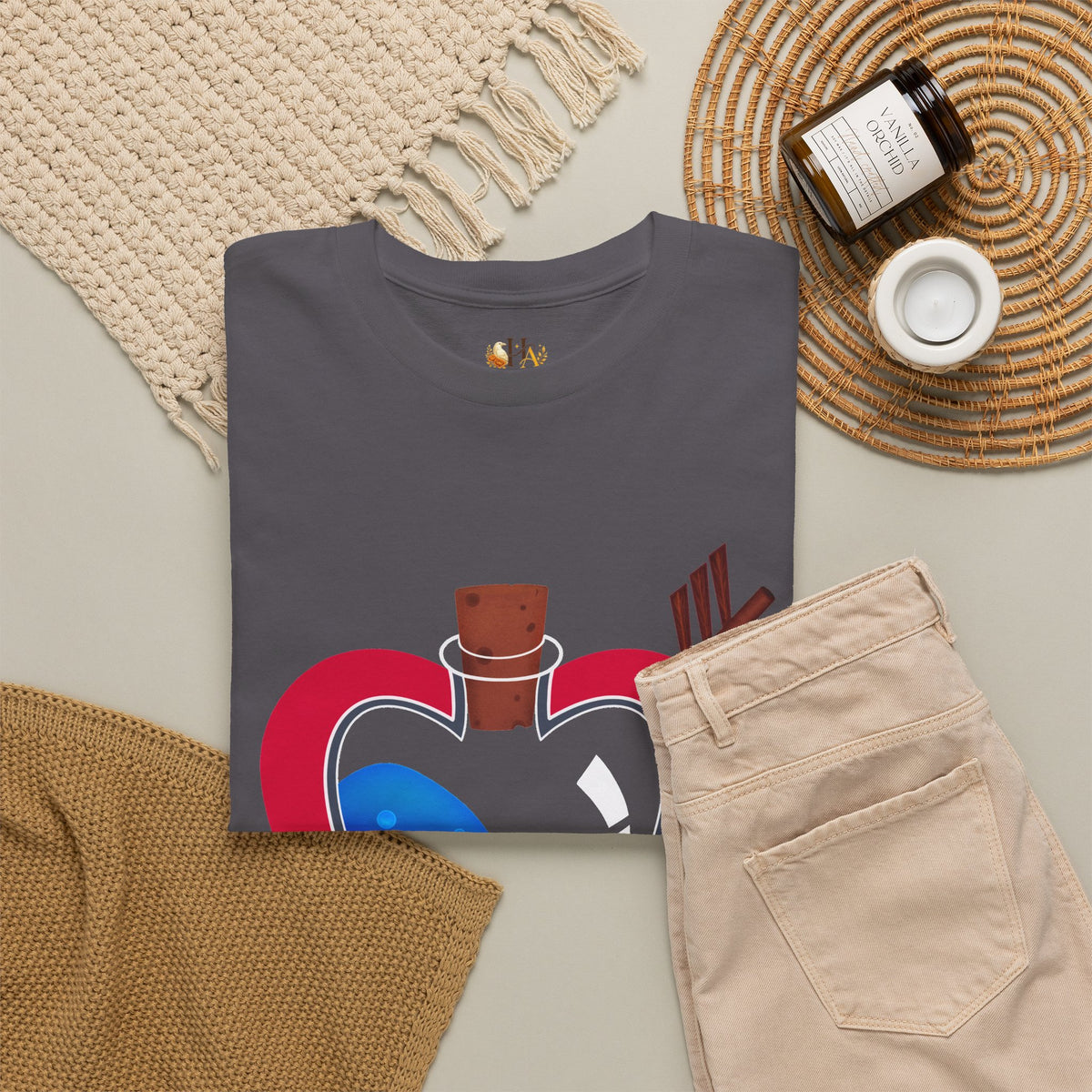 Heart Bottle - Unisex Heavy Cotton Tee