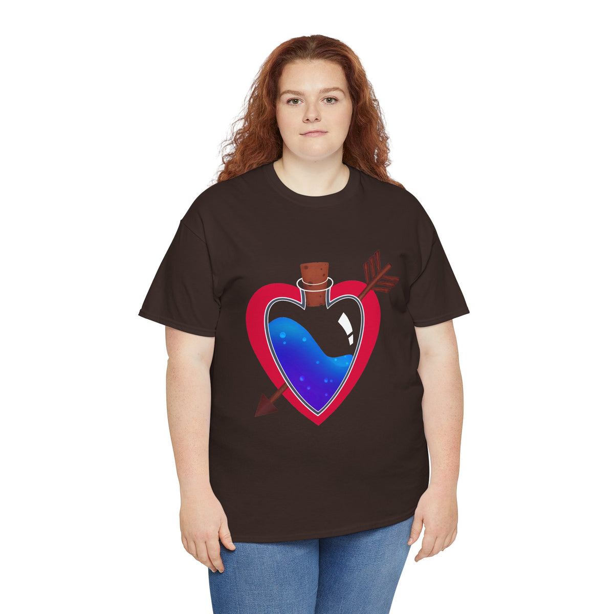 Heart Bottle - Unisex Heavy Cotton Tee