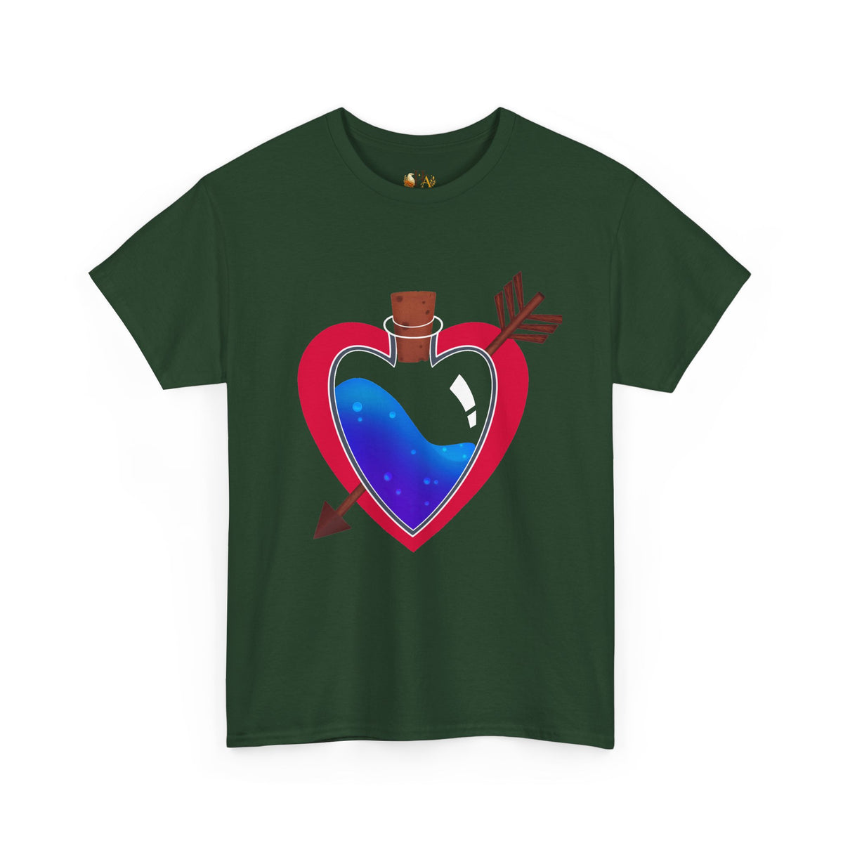 Heart Bottle - Unisex Heavy Cotton Tee