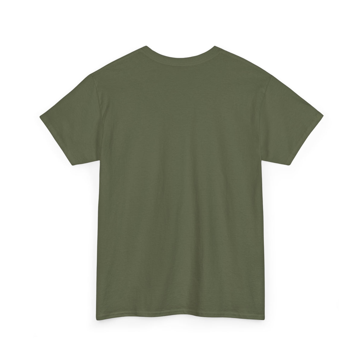 Dark green short-sleeve t-shirt, plain front
