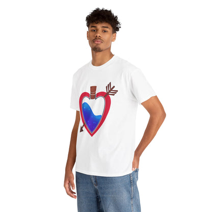 Heart Bottle - Unisex Heavy Cotton Tee