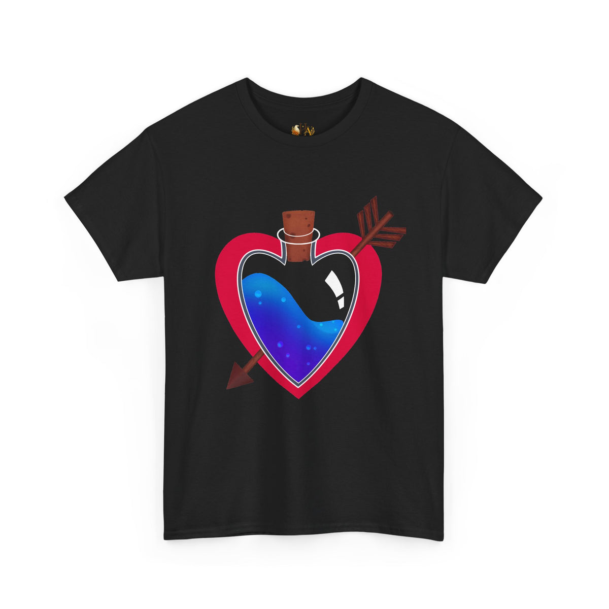 Heart Bottle - Unisex Heavy Cotton Tee
