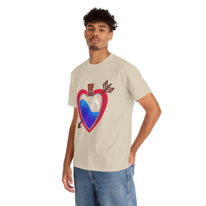 Heart Bottle - Unisex Heavy Cotton Tee