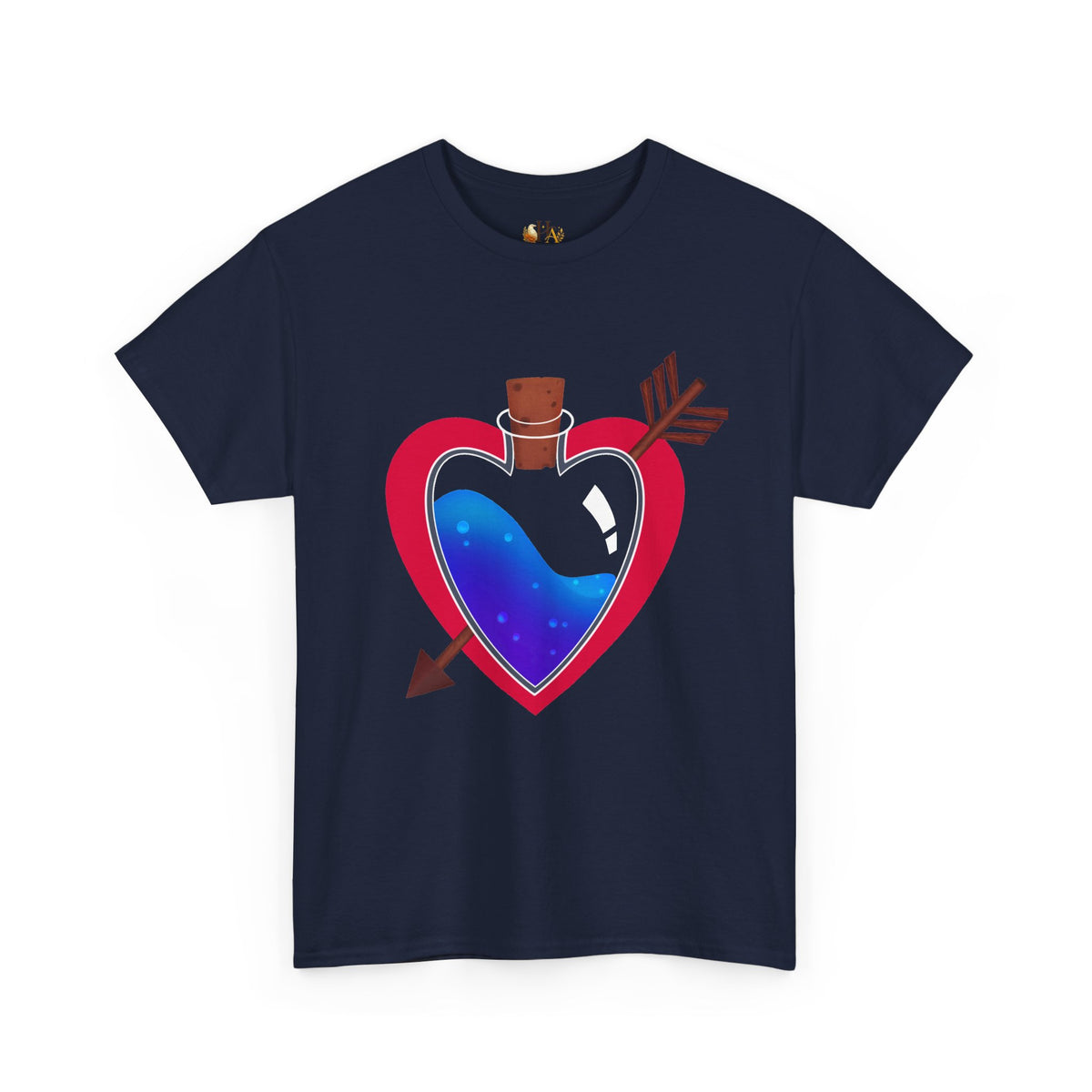 Heart Bottle - Unisex Heavy Cotton Tee