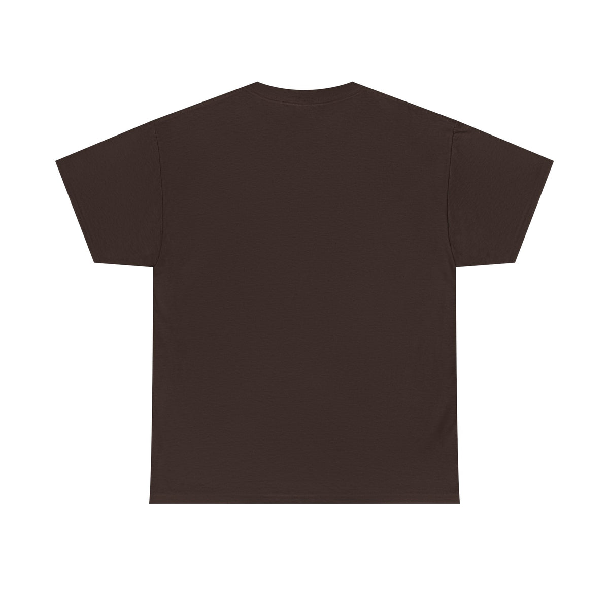 Unisex maroon crewneck t-shirt, plain back view