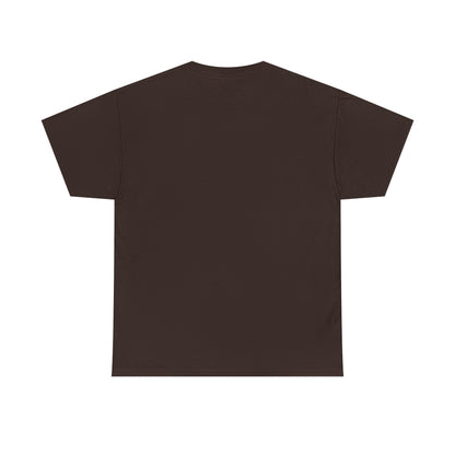 Unisex maroon crewneck t-shirt, plain back view