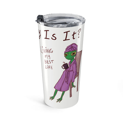 20oz Tumbler — "Living My Best Life" Travel Mug