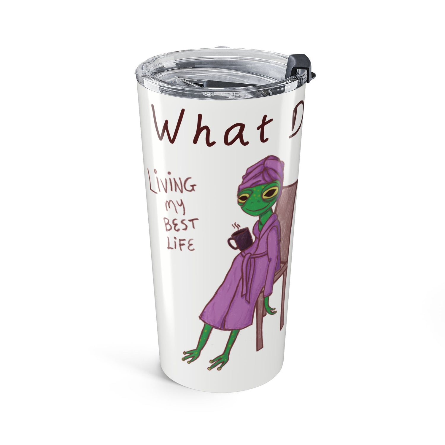 20oz Tumbler — "Living My Best Life" Travel Mug