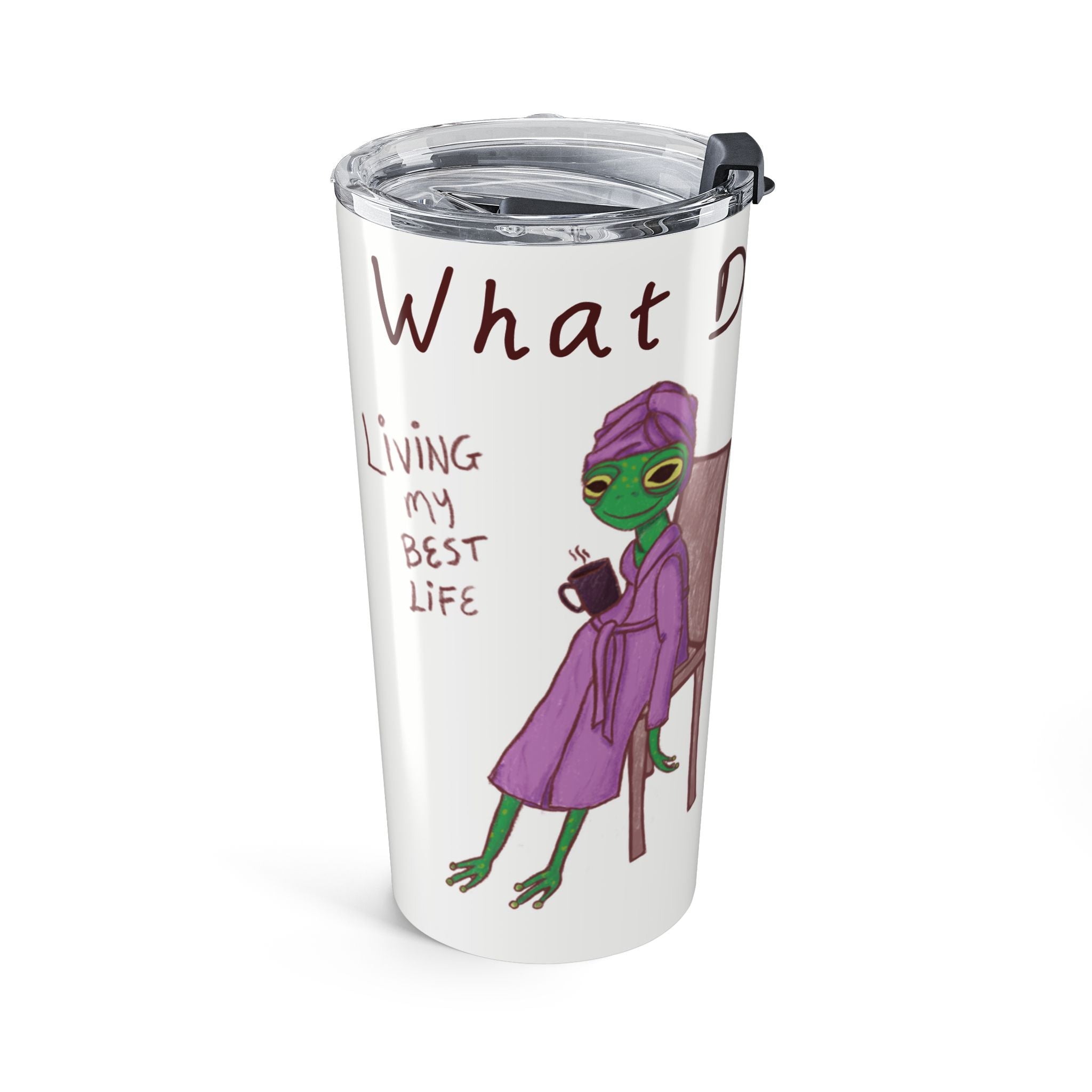 20oz Tumbler — "Living My Best Life" Travel Mug