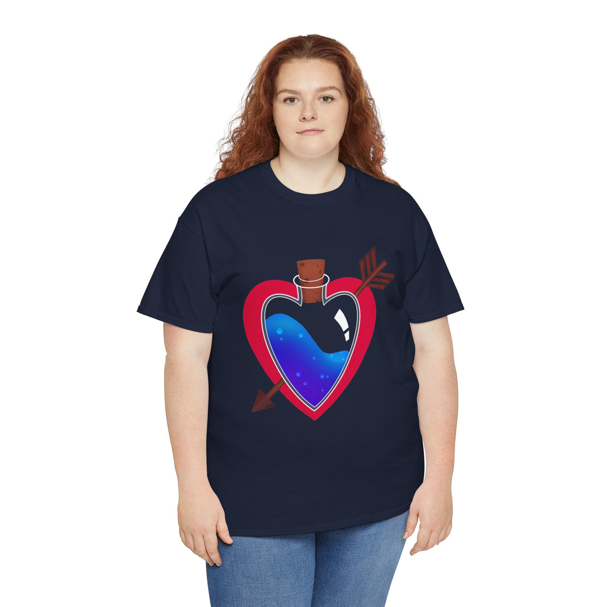 Heart Bottle - Unisex Heavy Cotton Tee