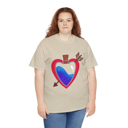 Heart Bottle - Unisex Heavy Cotton Tee
