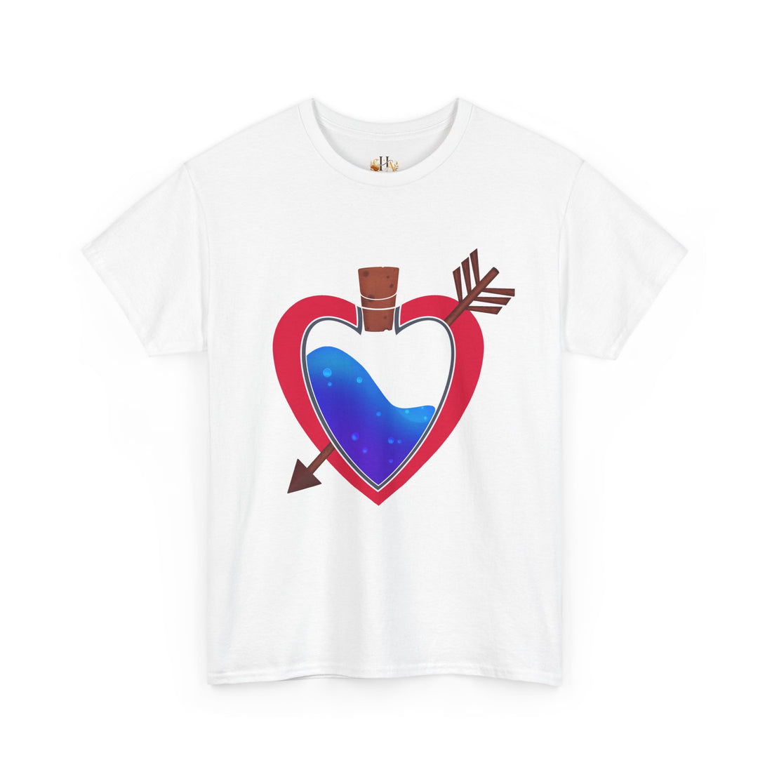 Heart Bottle - Unisex Heavy Cotton Tee