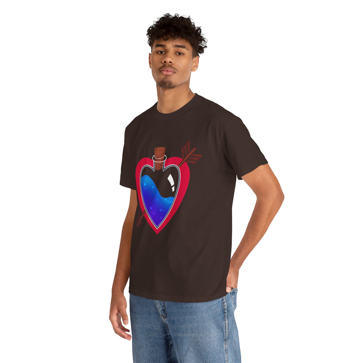 Heart Bottle - Unisex Heavy Cotton Tee