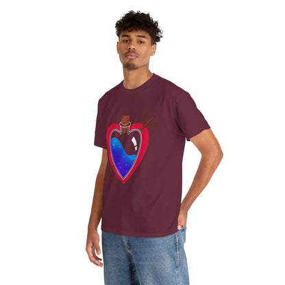 Heart Bottle - Unisex Heavy Cotton Tee