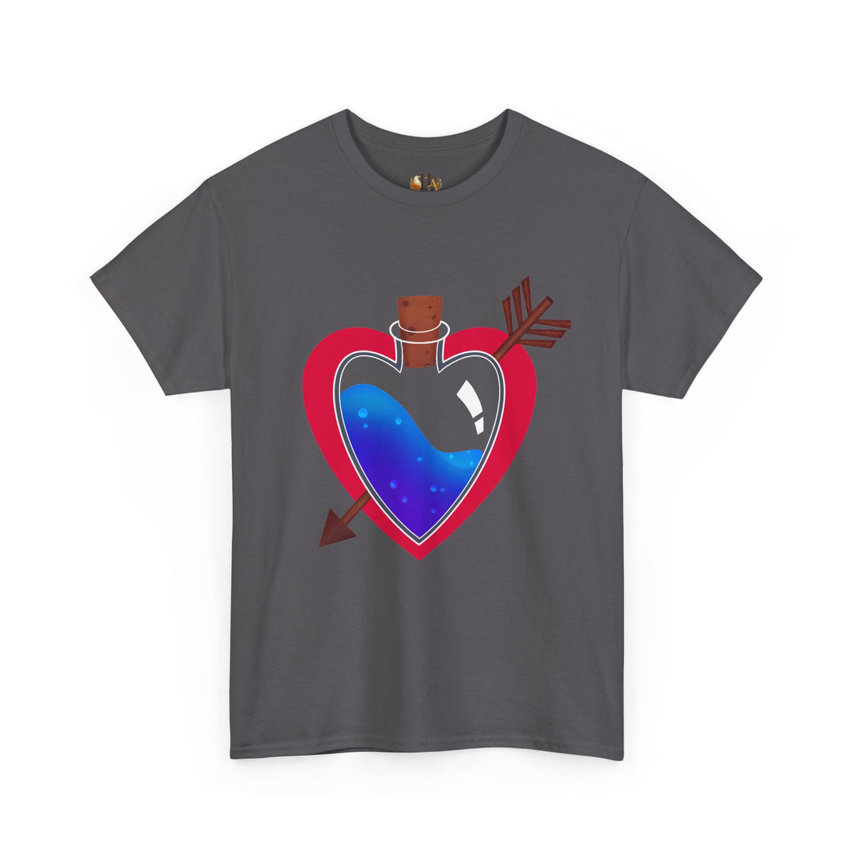 Heart Bottle - Unisex Heavy Cotton Tee