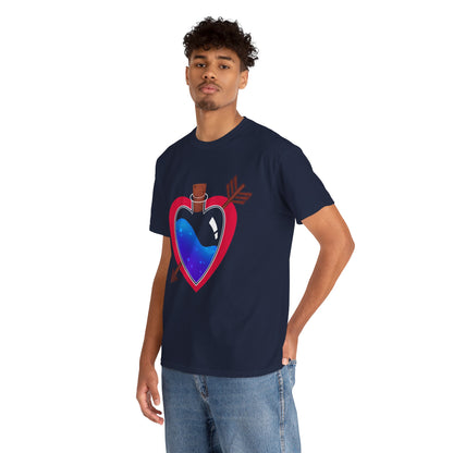 Heart Bottle - Unisex Heavy Cotton Tee