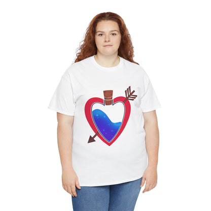 Heart Bottle - Unisex Heavy Cotton Tee